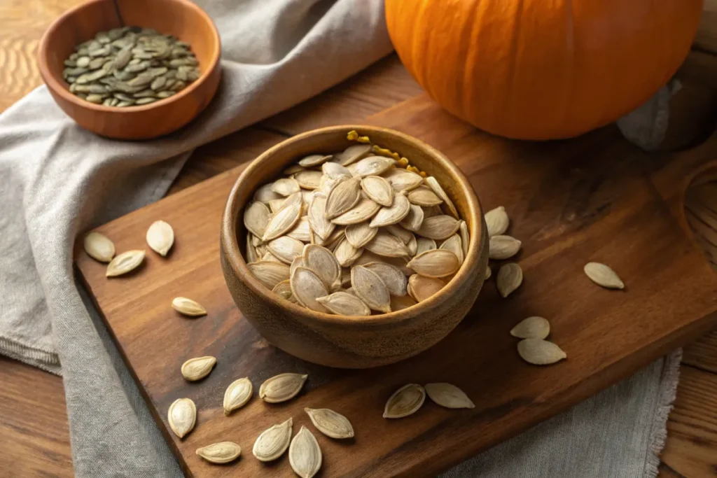 "Pumpkin seeds for protein powder"