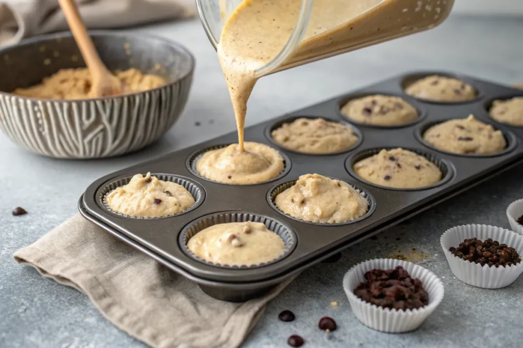 Baking with protein powder in muffins