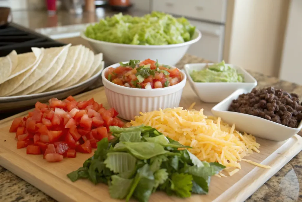 Chicken taco toppings ideas