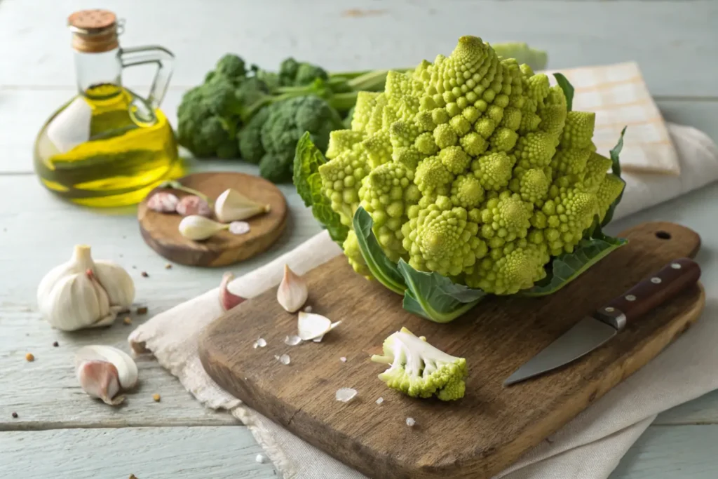 How to prepare Romanesco broccoli