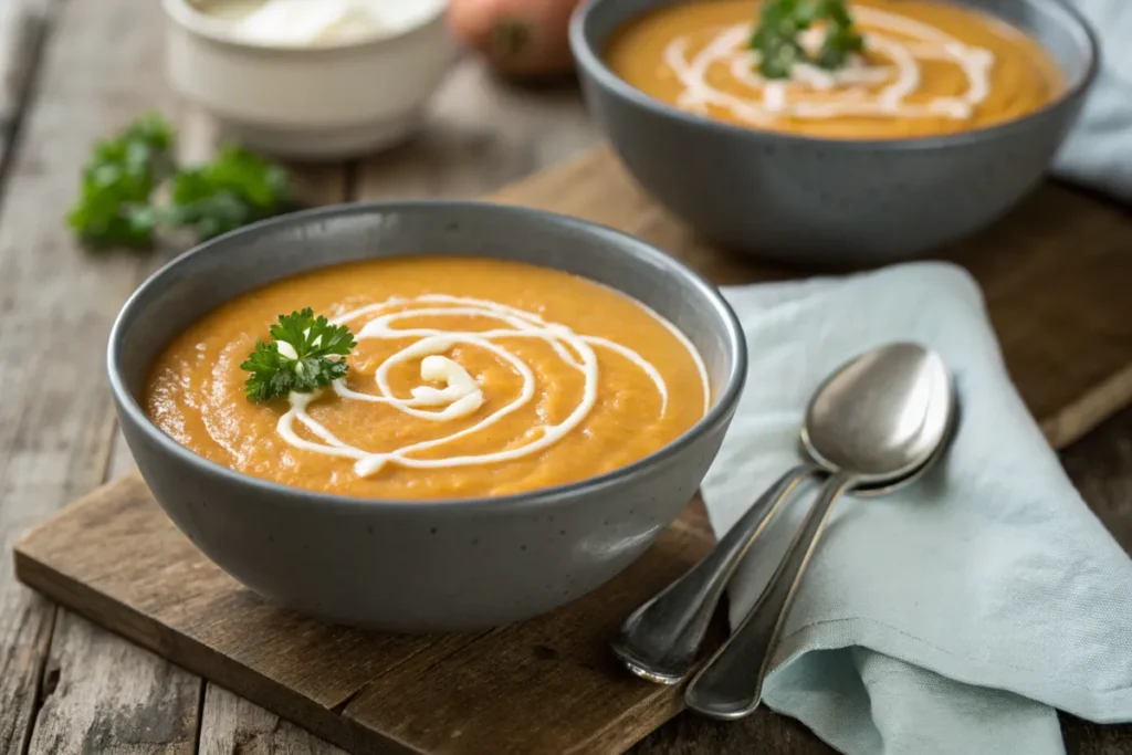 What makes soup thick and creamy