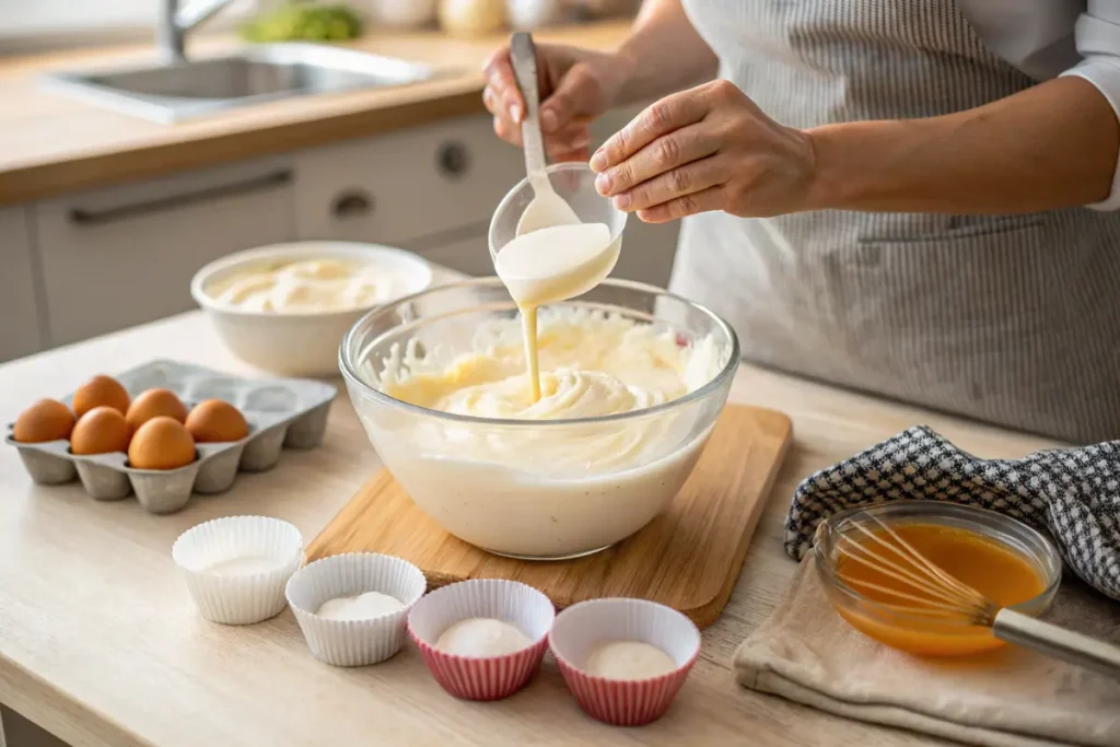 Baking with yogurt for moist cupcakes