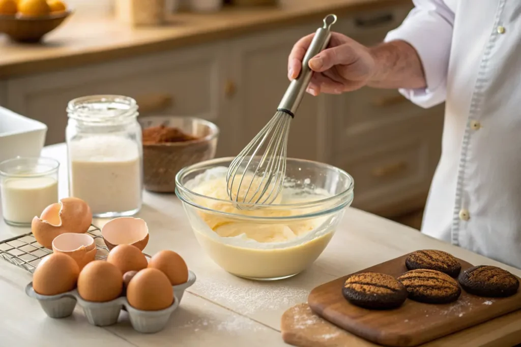 Mixing Cupcake Batter