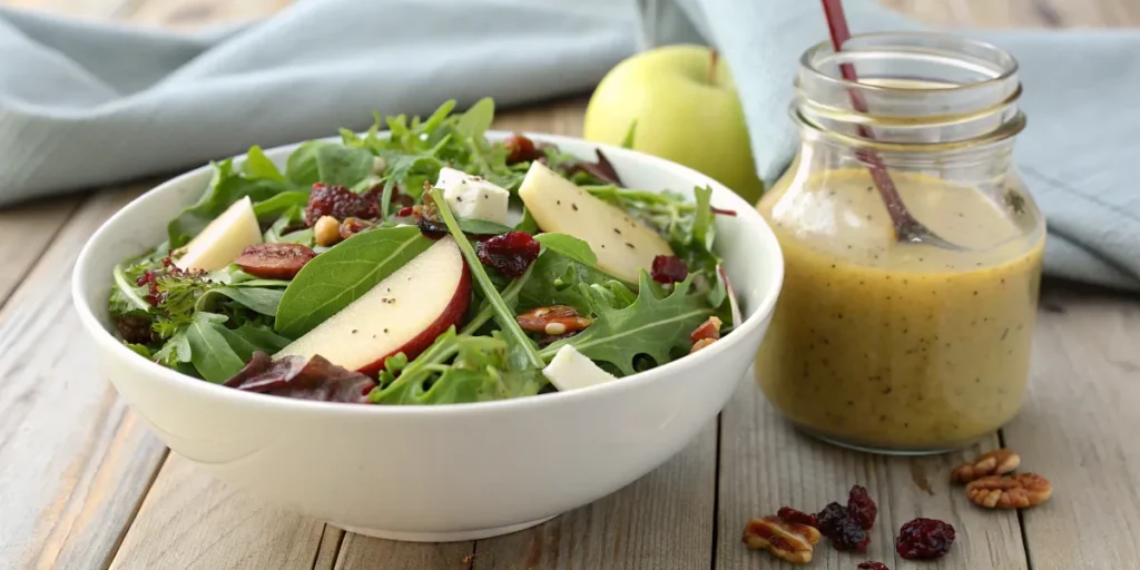 Greens and Vinaigrette for Fruit Salad