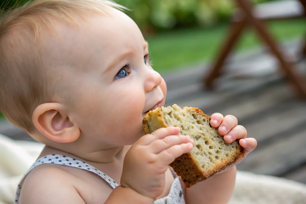 Banana bread for babies