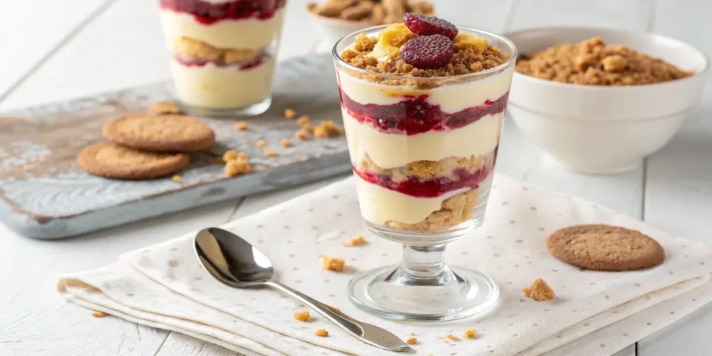 French-style egg parfait