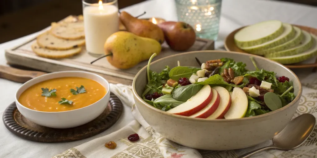 Soup and Apple Salad Pairing