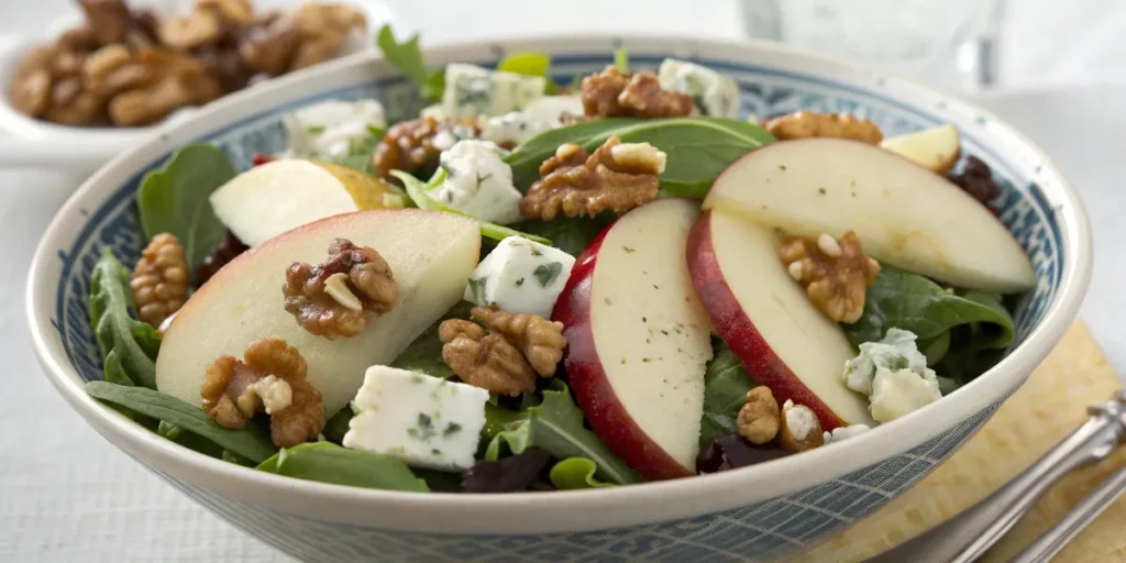 Apple-Walnut Salad with Cheese