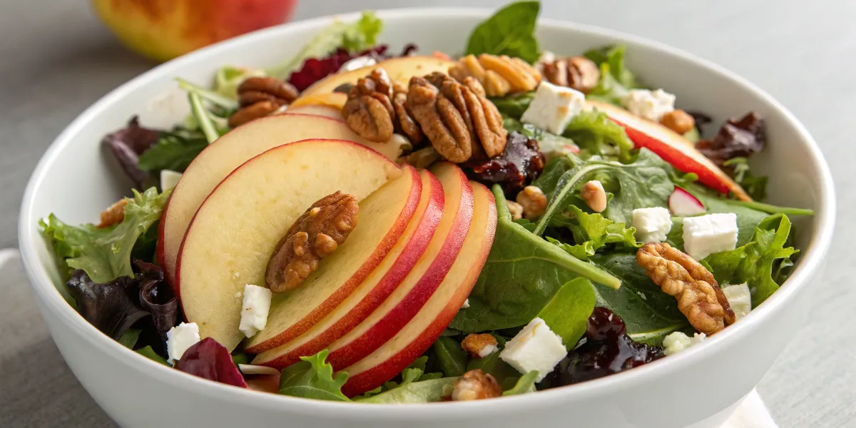 Fresh Salad with Apples