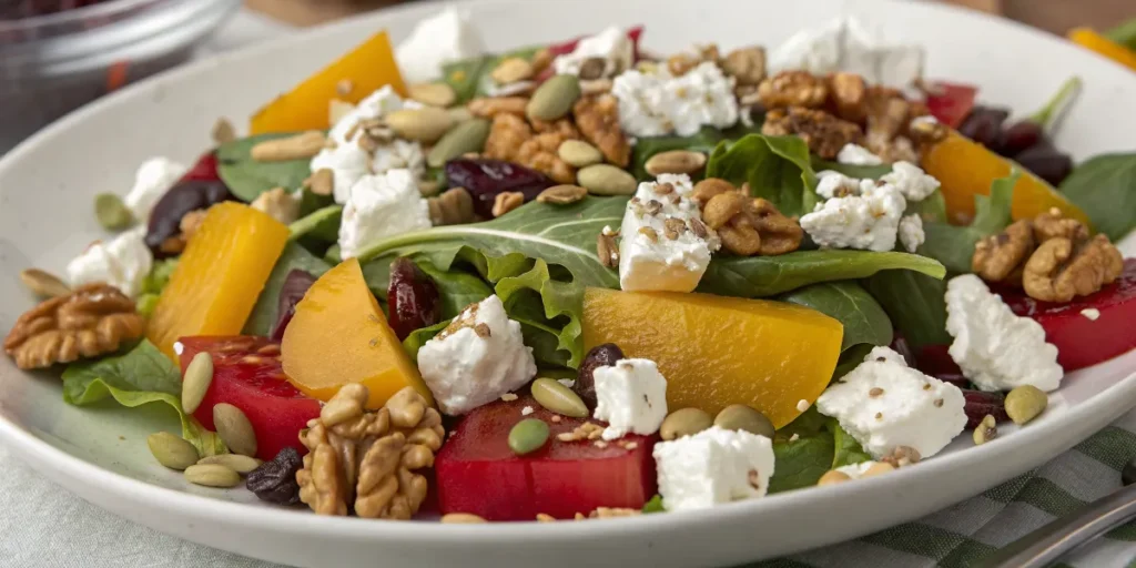 Cheese, Nuts, and Seeds for Salad