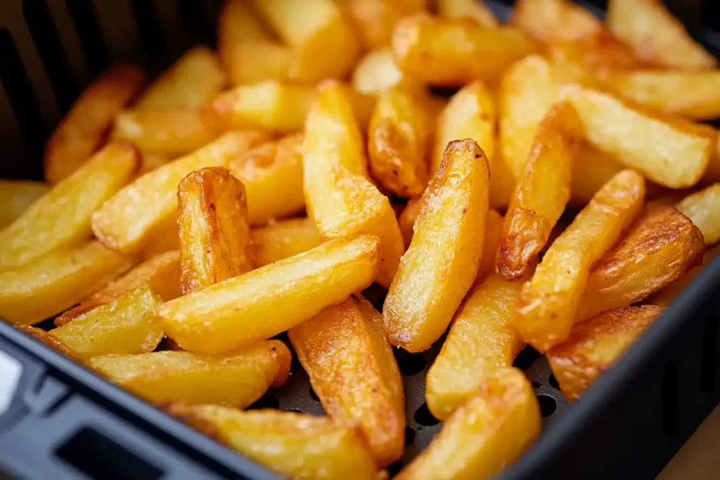 How Long to Cook Frozen Fries in Air Fryer demonstration