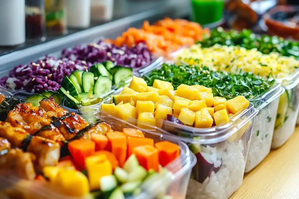 Various Bento Box Layouts